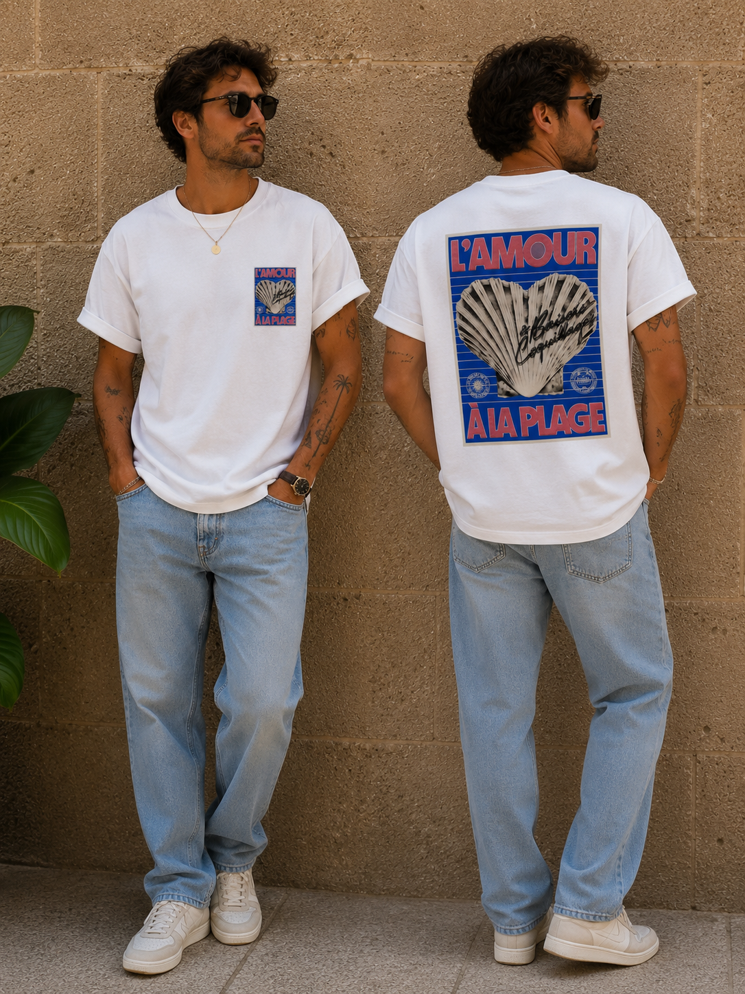 T-shirt L'amour à la plage