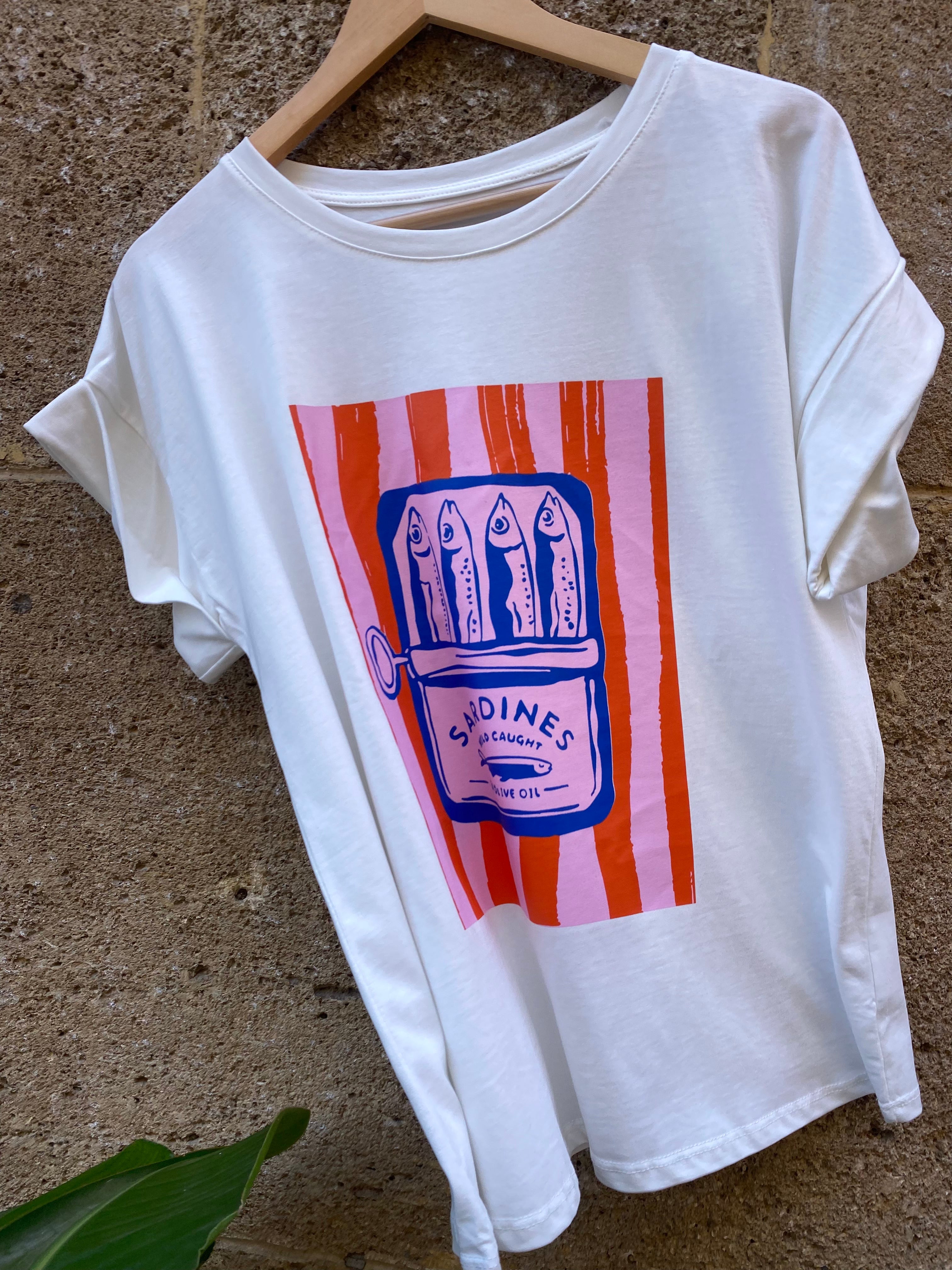 T-SHIRT SARDINES POP
